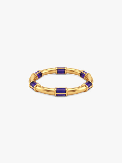 Golden Shubh Shimmer Ring (Size 12)