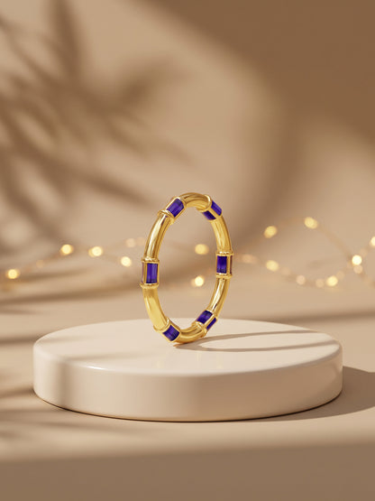 Golden Shubh Shimmer Ring (Size 12)
