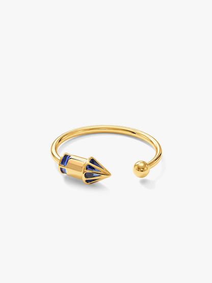 Golden Rocket Ring (Size 12)