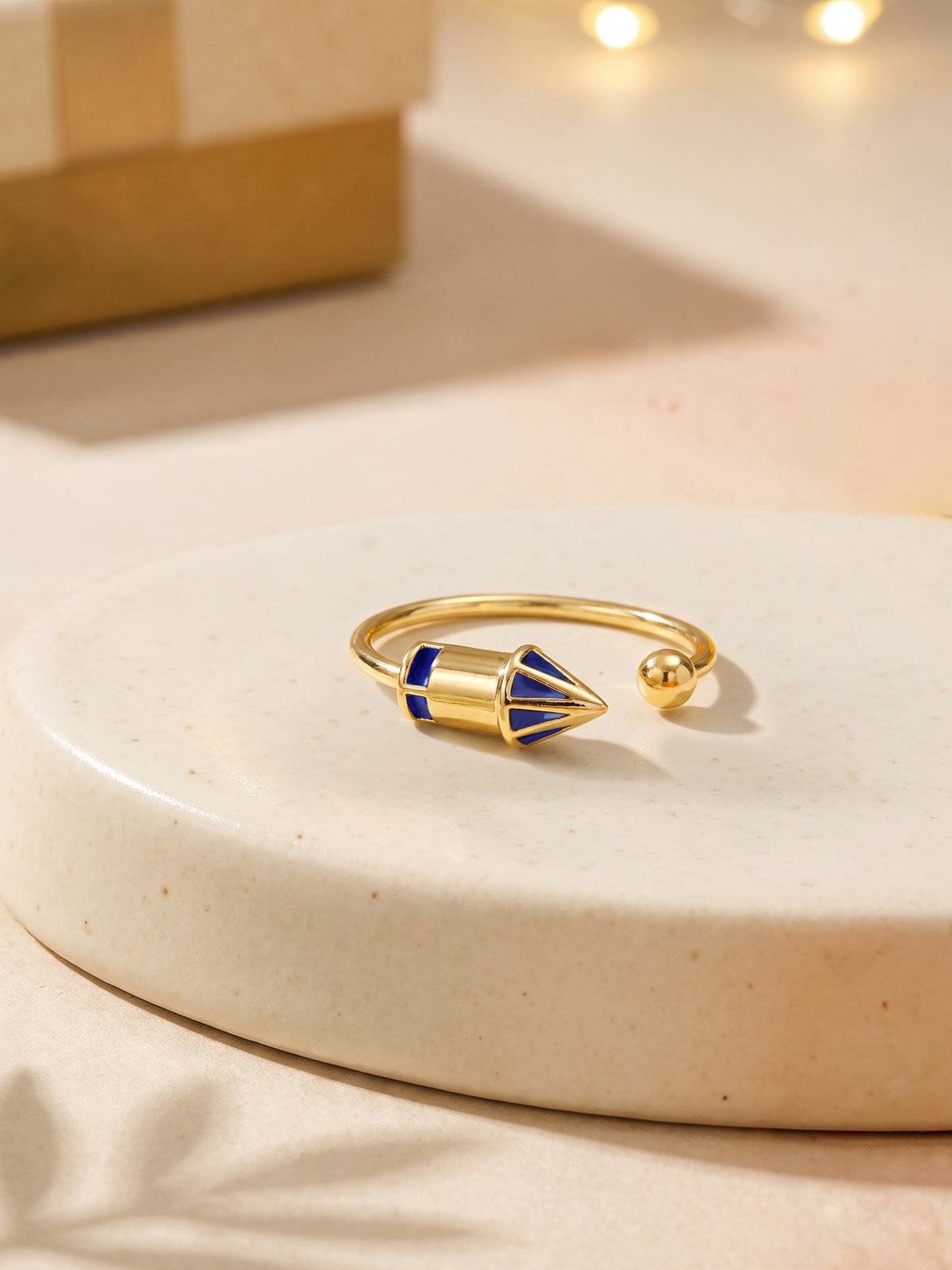 Golden Rocket Ring (Size 12)