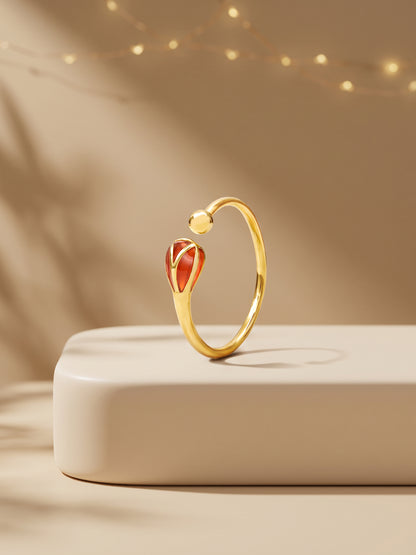Golden Matchstick Ring (Size 12)