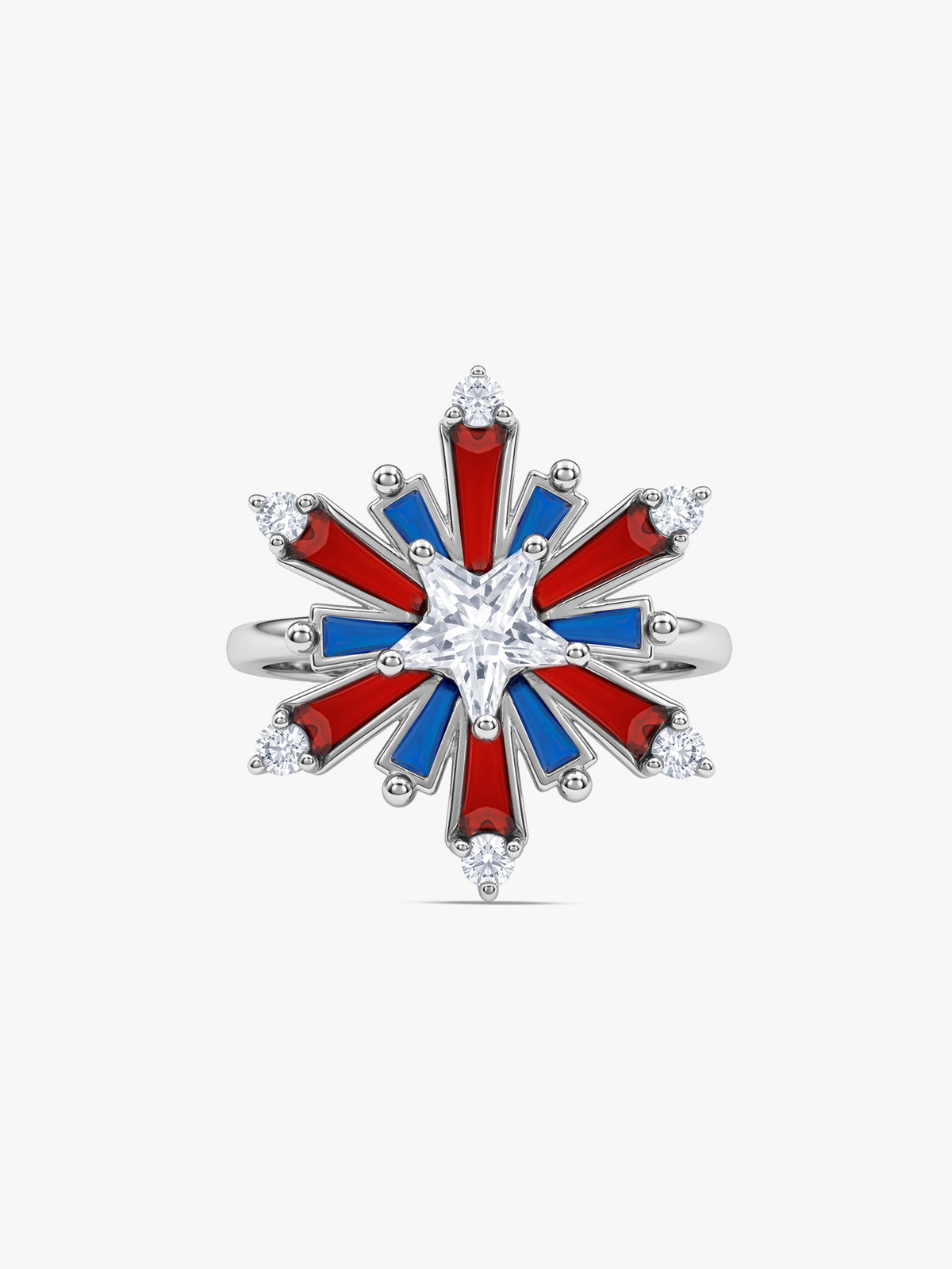 Silver Atishbazi Ring (Size 12)
