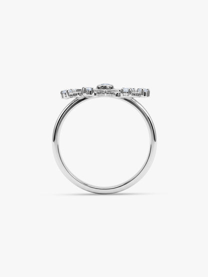 Silver Utsav Sparkle Ring (Size 12)