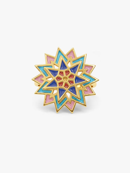 Golden Rangeeli Ring (Size 12)