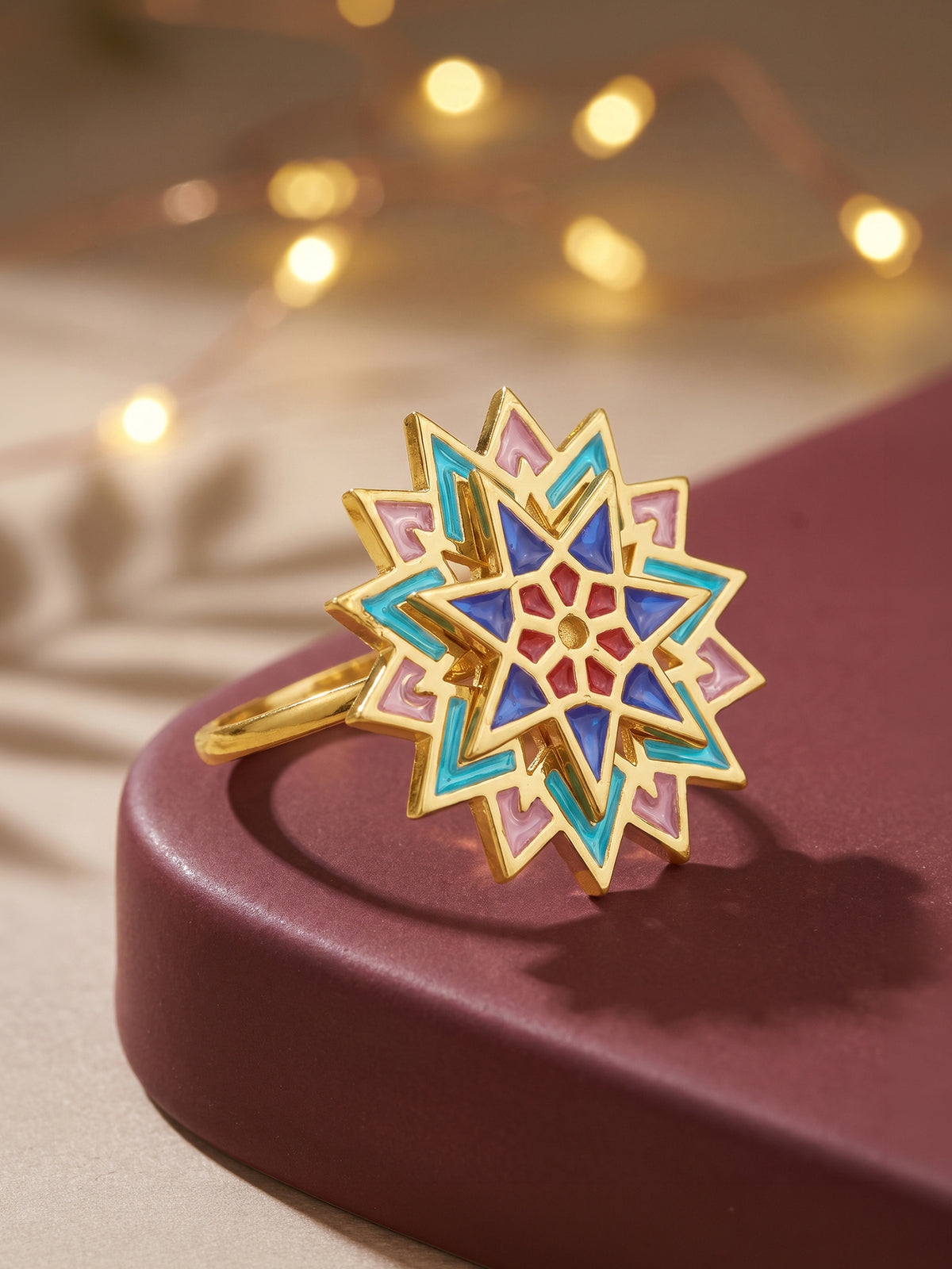 Golden Rangeeli Ring (Size 12)