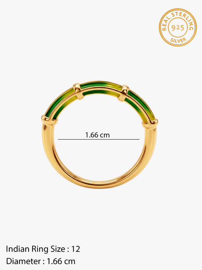 Golden Noorani Vibe Ring (Size 12)
