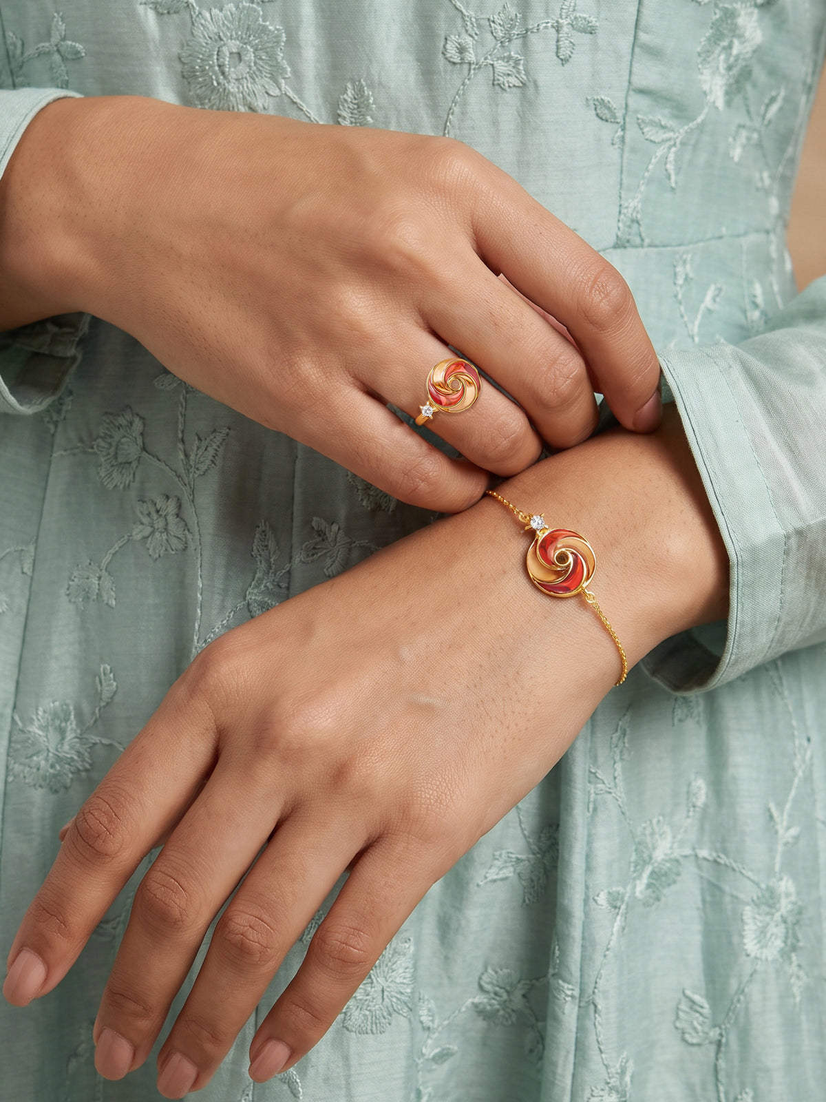 Golden Chakri Set of Two