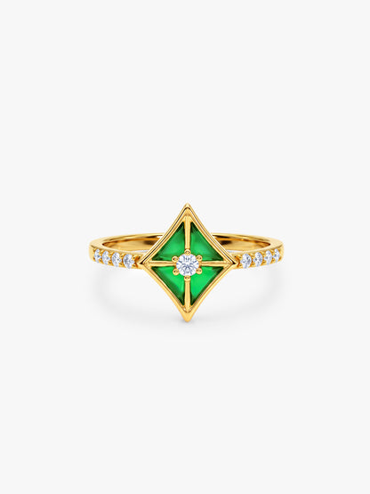 Golden Patang Pataka Ring (Size 12)