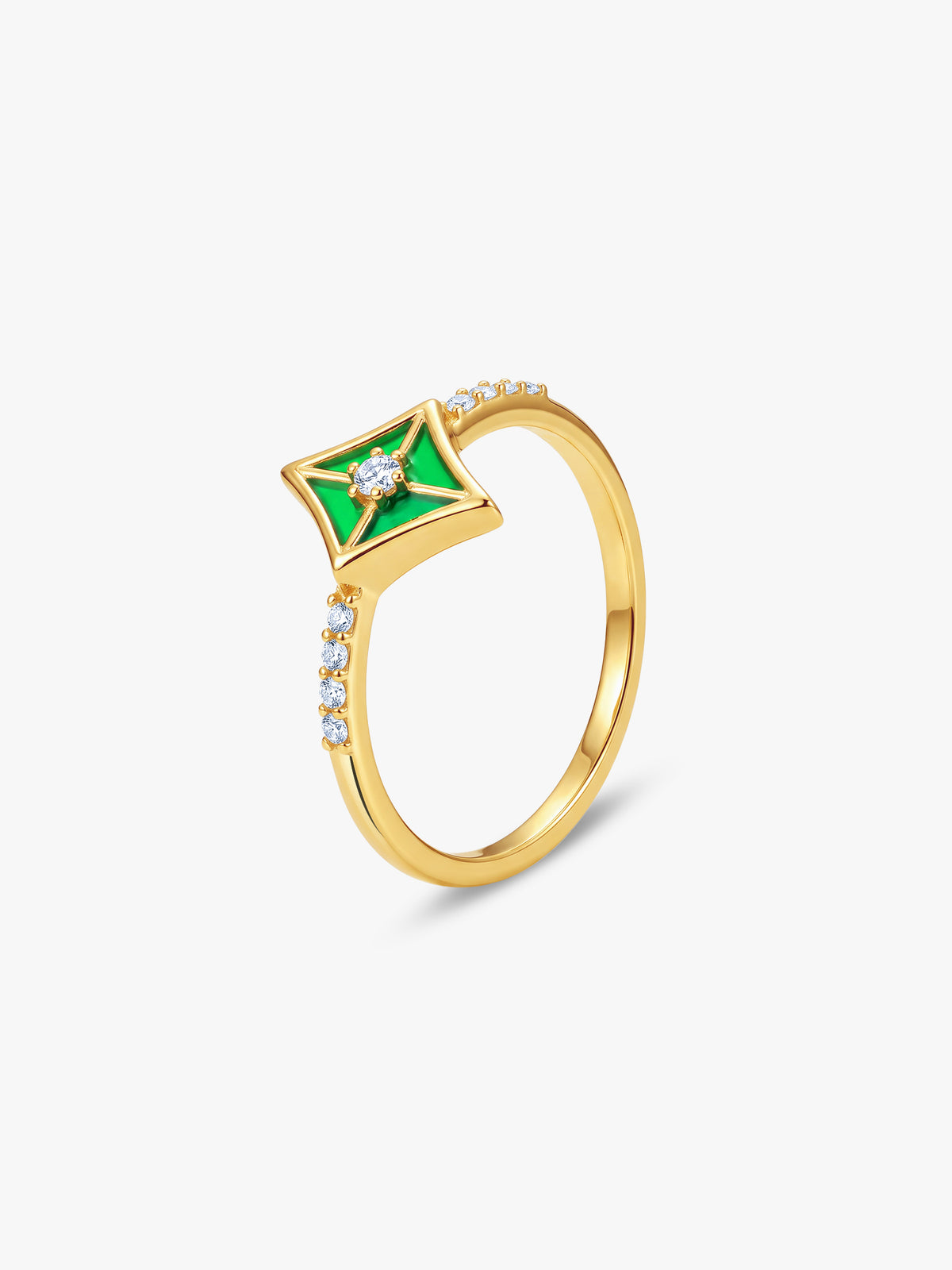 Golden Patang Pataka Ring (Size 12)