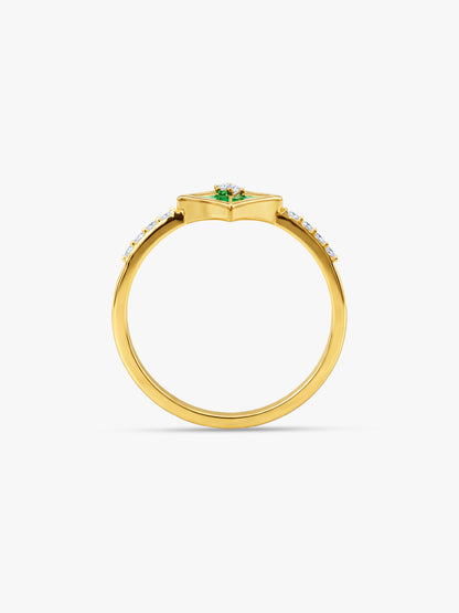 Golden Patang Pataka Ring (Size 12)