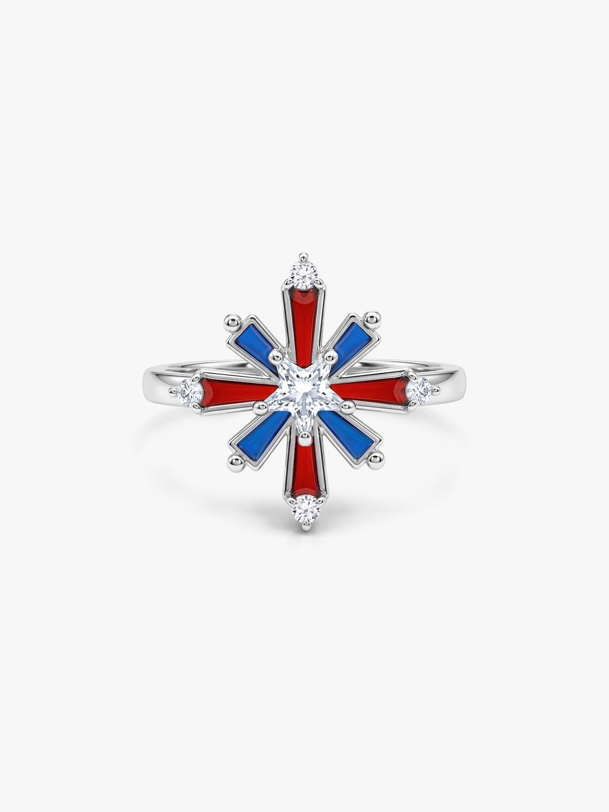 Silver  Chota Atishbazi Ring (Size 12)