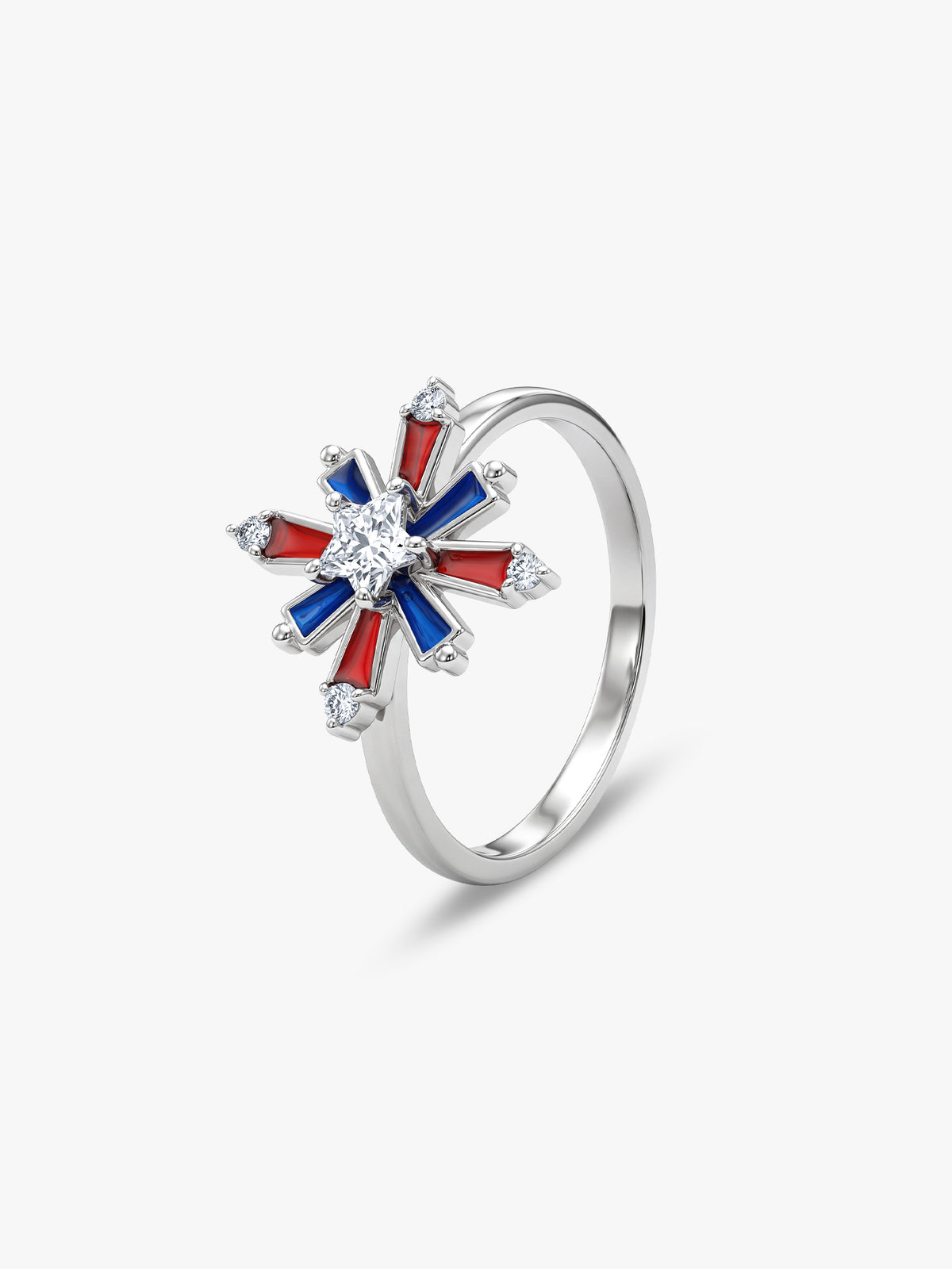 Silver  Chota Atishbazi Ring (Size 12)
