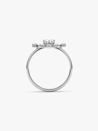 Silver  Chota Atishbazi Ring (Size 12)
