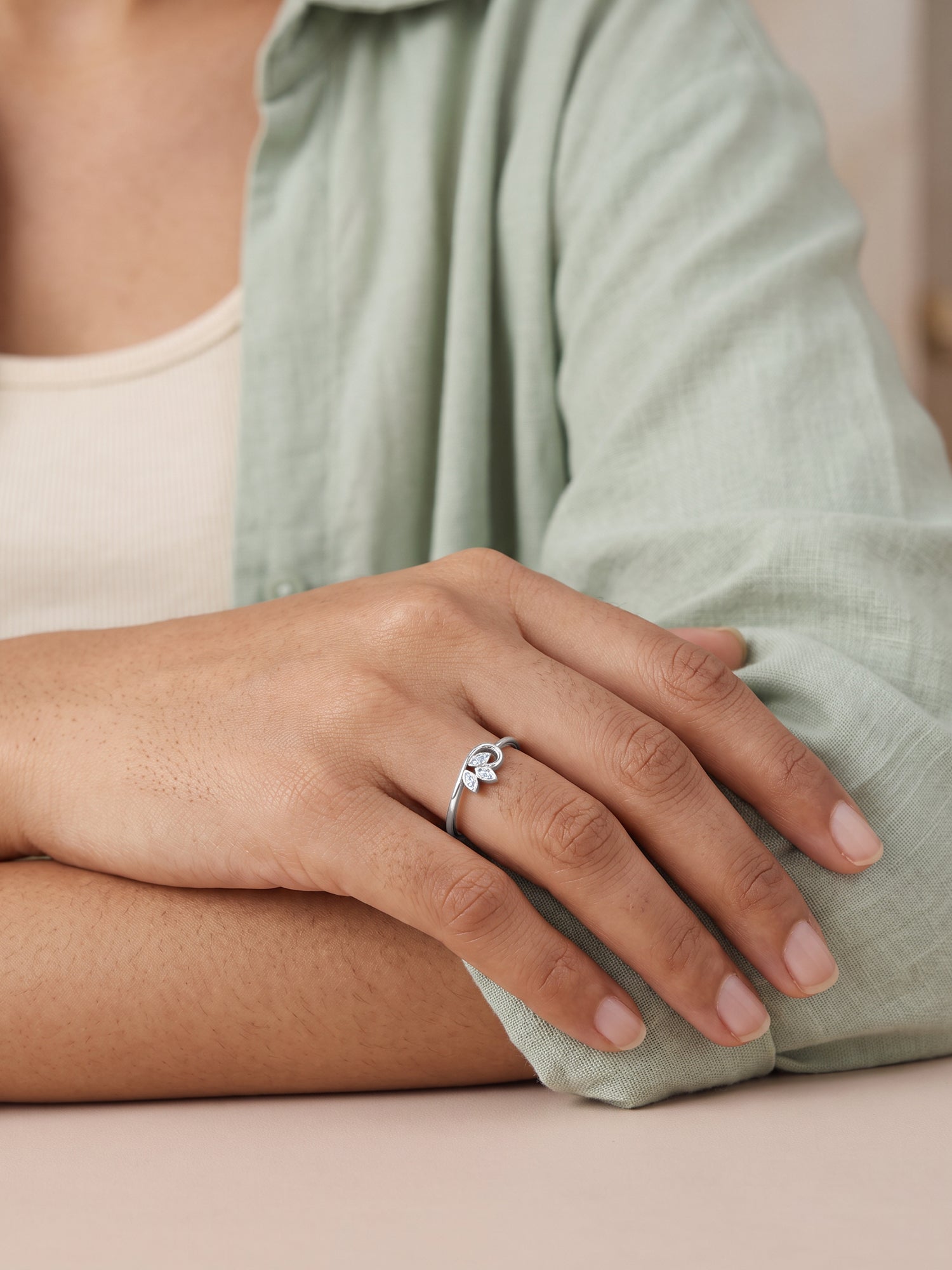 Silver Azelie Ring (Size 12)