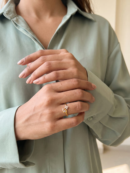 Golden Wild Muse Ring (Size 12)
