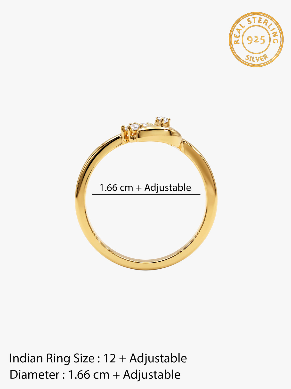 Golden Wild Muse Ring (Size 12)