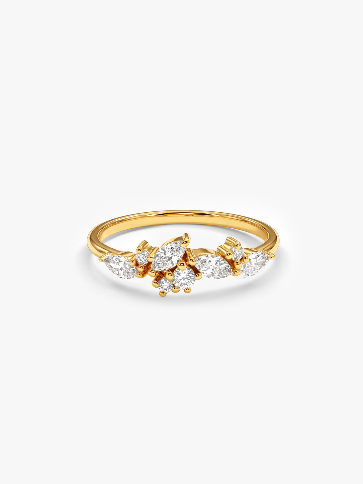 Golden Bloomelle Ring (Size 12)