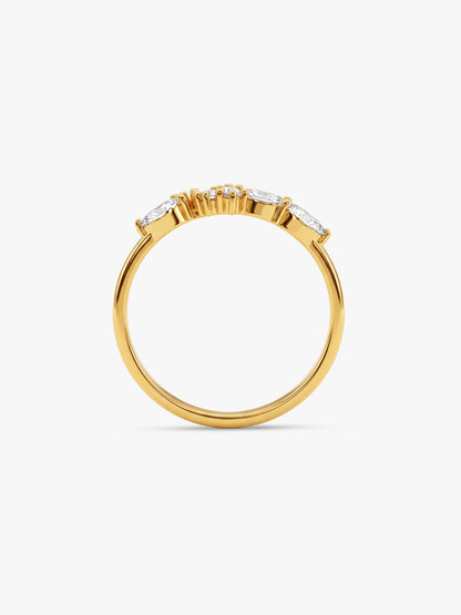 Golden Bloomelle Ring (Size 12)