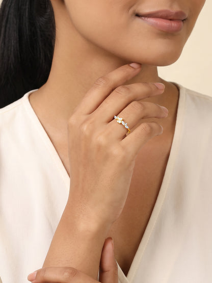 Golden Bloomelle Ring (Size 12)