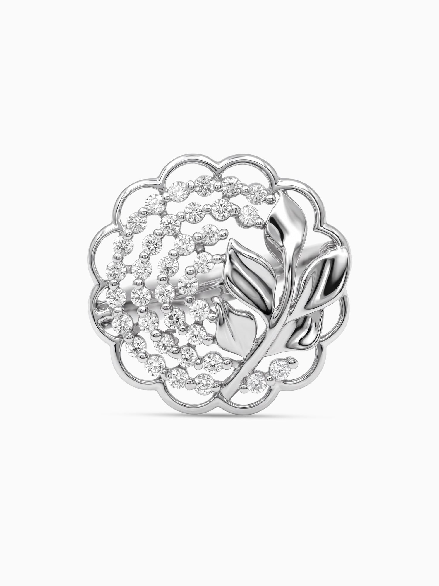 Silver Wild Bloom Ring (Size 12)