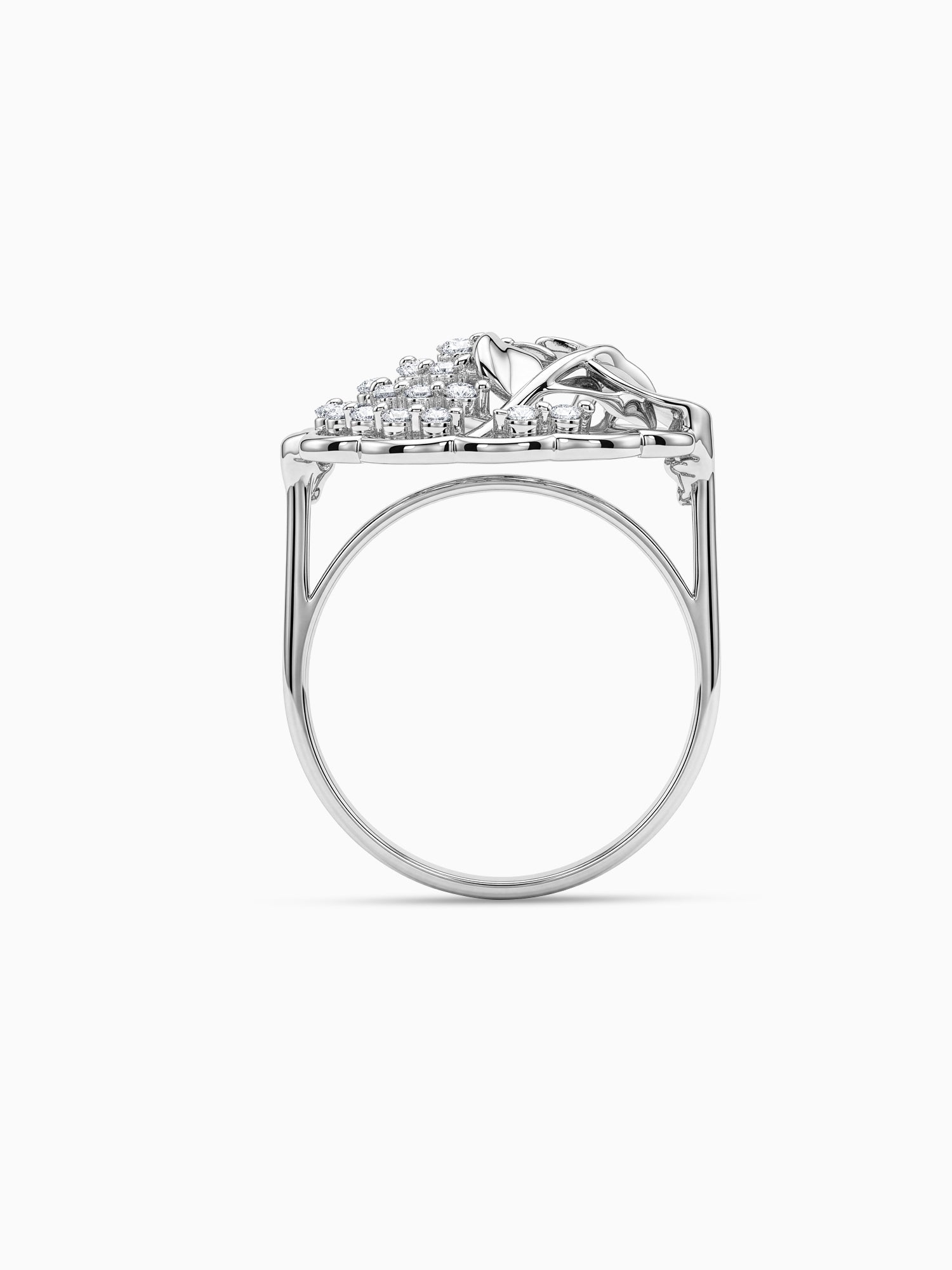 Silver Wild Bloom Ring (Size 12)