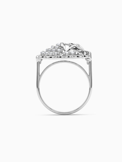 Silver Wild Bloom Ring (Size 12)