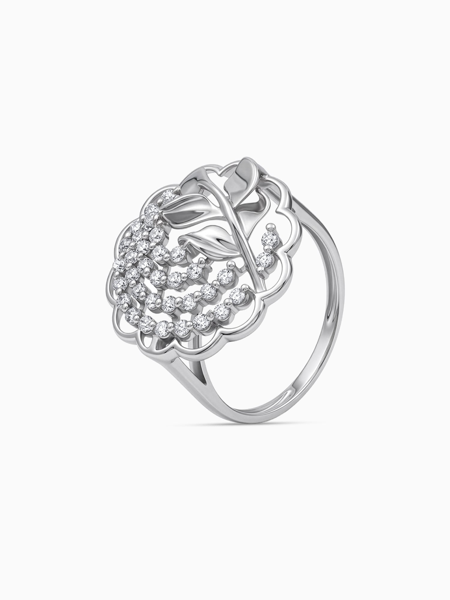 Silver Wild Bloom Ring (Size 12)