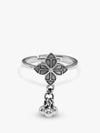 Oxidised Silver Floriana Ring (Size 12)