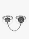 Oxidsed Silver Kashvi Rings (Size 12)