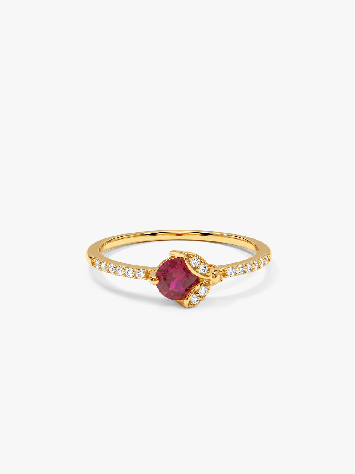 Golden Empress Pave Ring (Size 12)