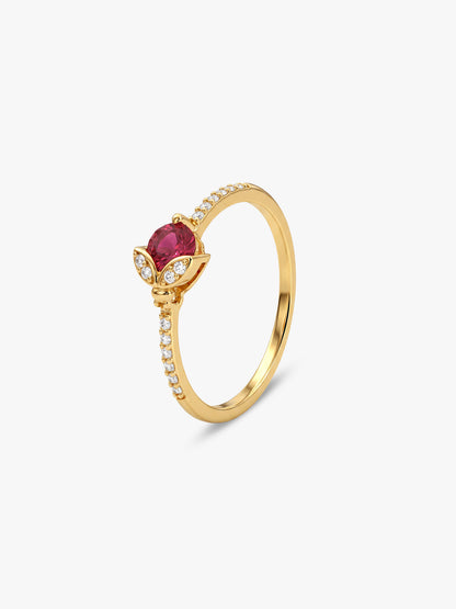 Golden Empress Pave Ring (Size 12)