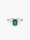 Silver Iris Verdant Ring (Size 12)