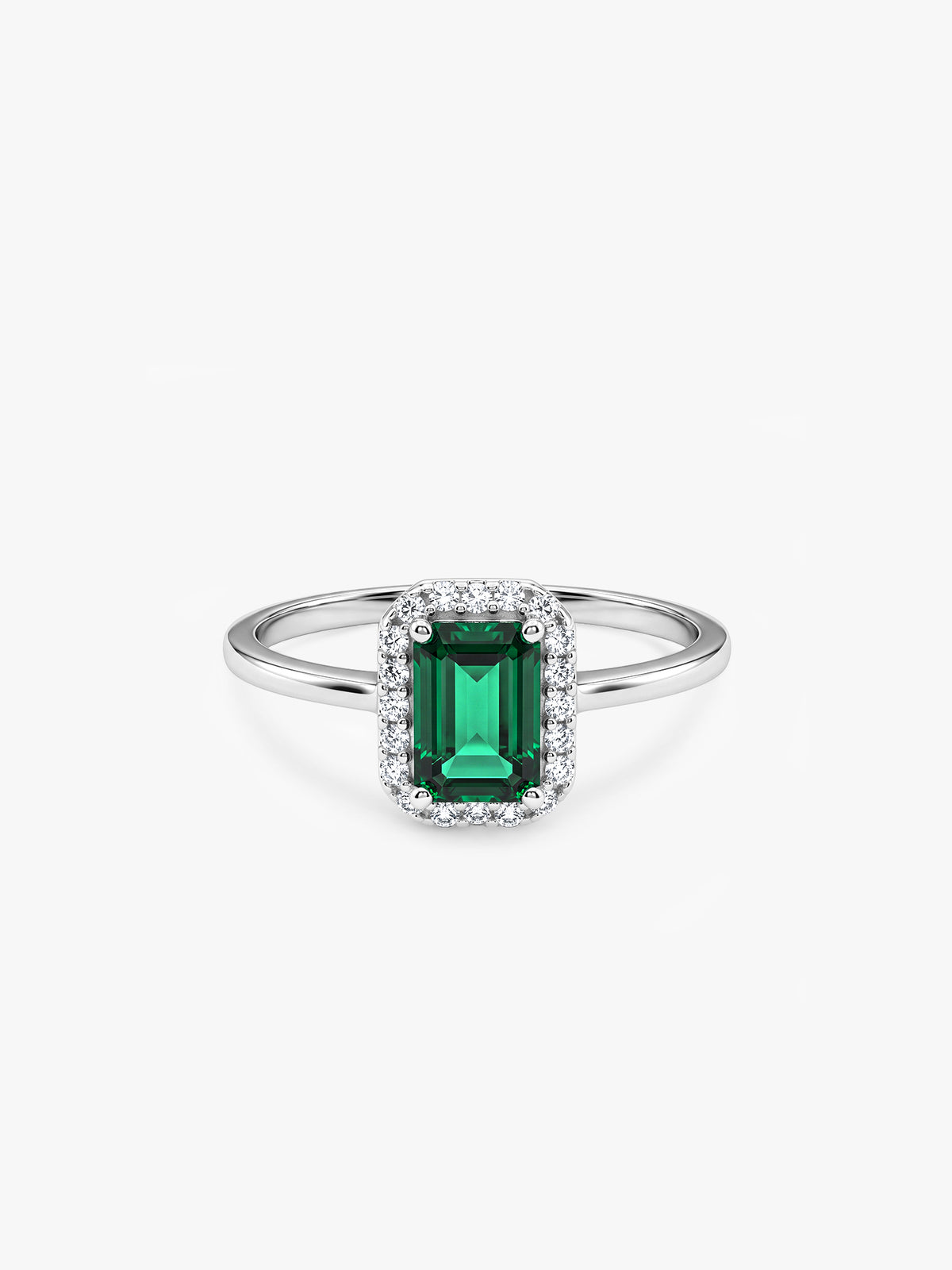 Silver Iris Verdant Ring (Size 12)