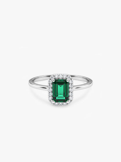 Silver Iris Verdant Ring (Size 12)