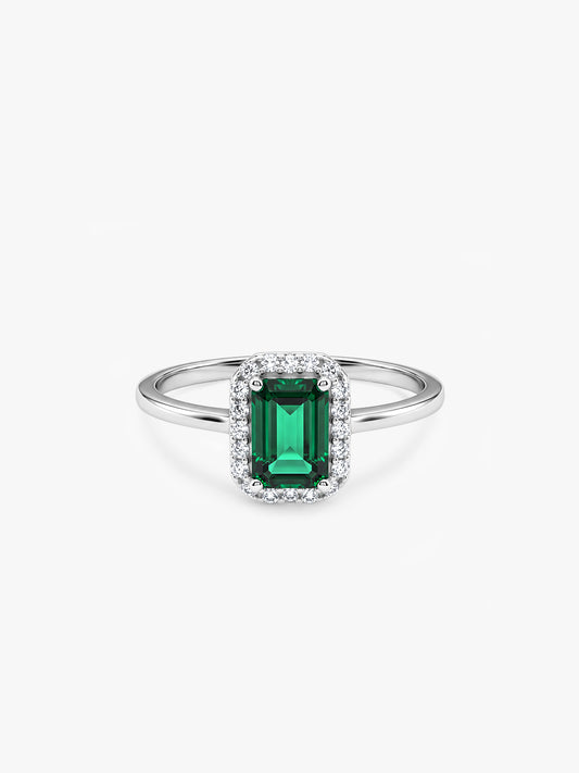 Silver Iris Verdant Ring (Size 12)