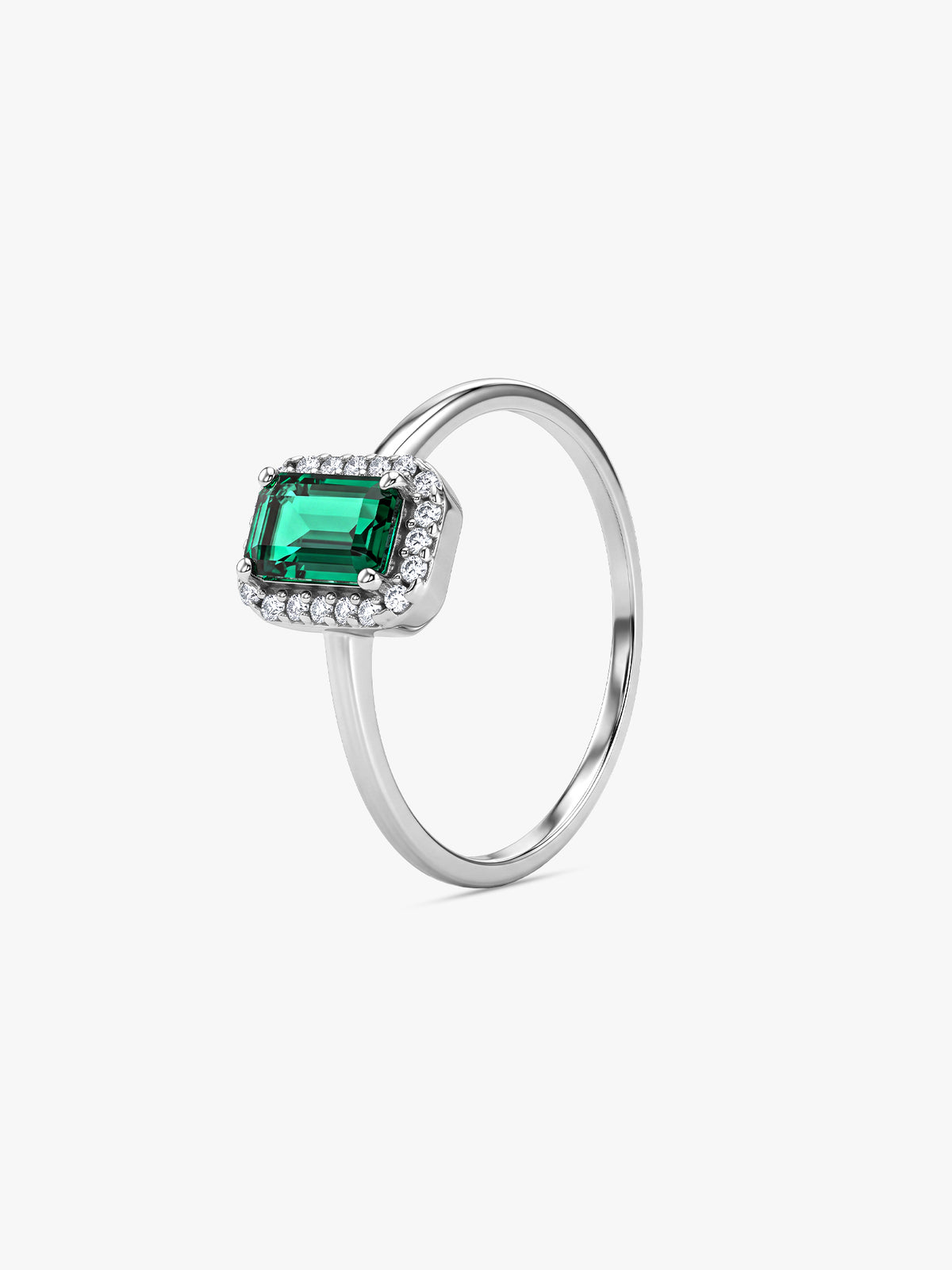 Silver Iris Verdant Ring (Size 12)