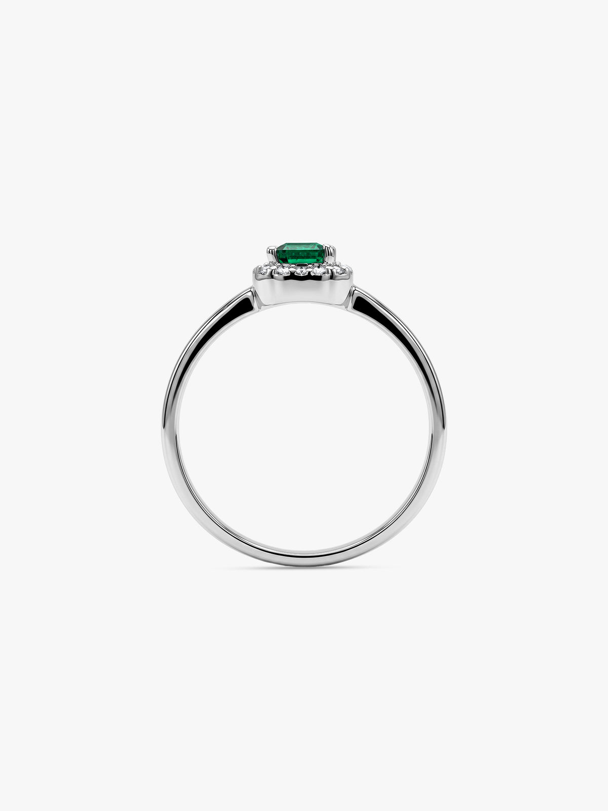 Silver Iris Verdant Ring (Size 12)