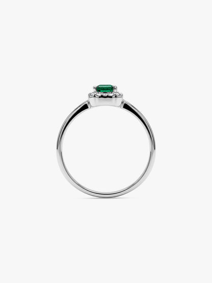 Silver Iris Verdant Ring (Size 12)
