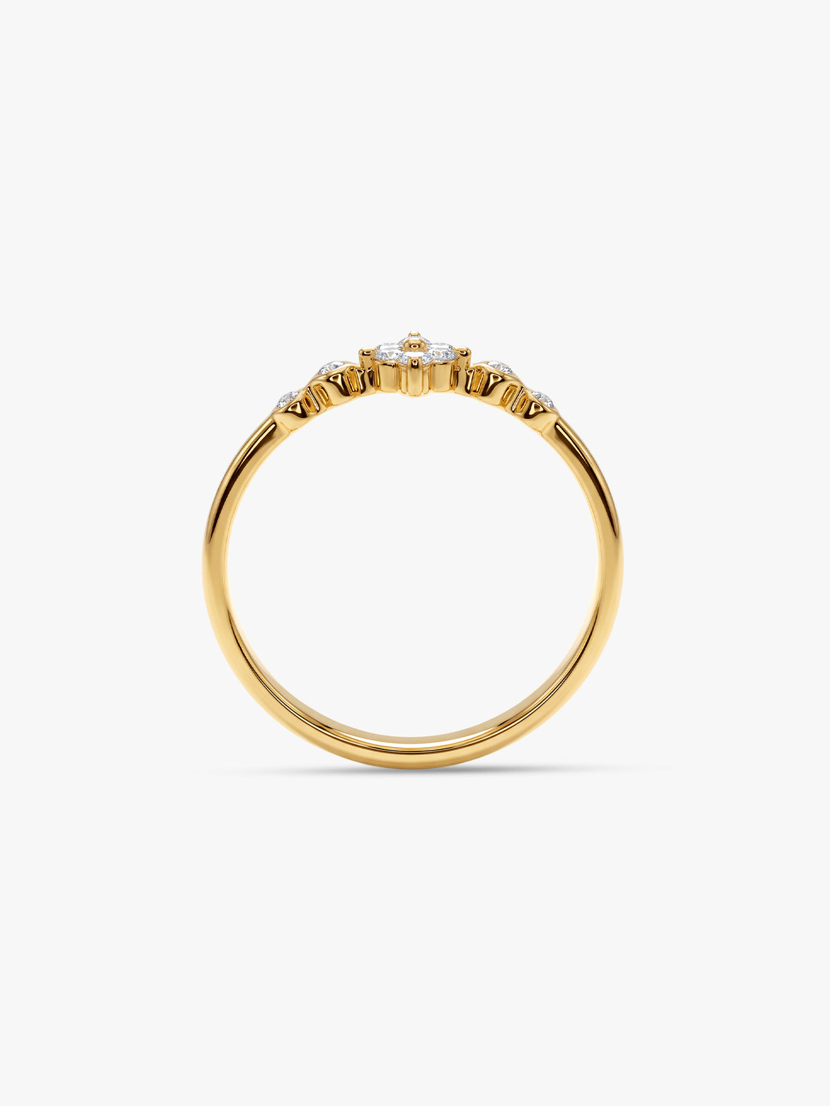Golden Fleurinia Ring (Size 12)