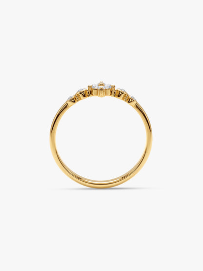 Golden Fleurinia Ring (Size 12)