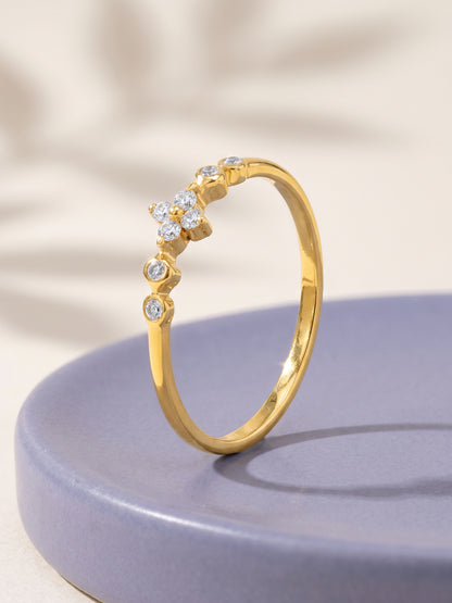 Golden Fleurinia Ring (Size 12)