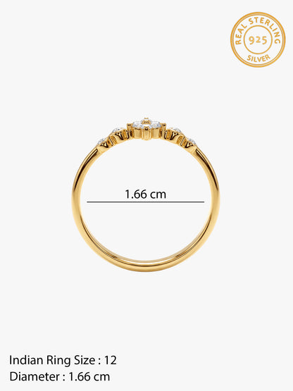 Golden Fleurinia Ring (Size 12)