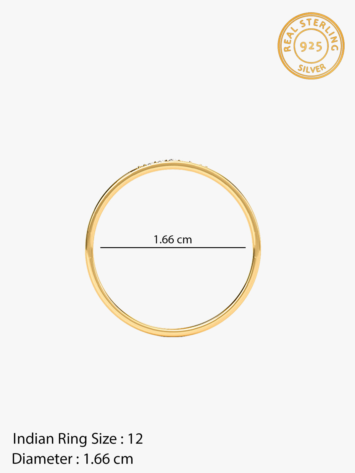 Golden Cyane Ring (Size 12)