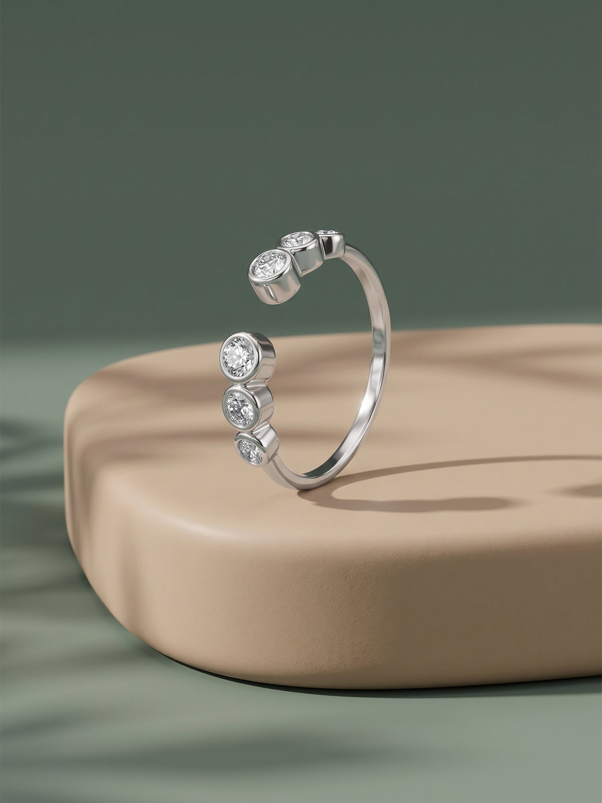 Silver Haloea Ring (Size 12)