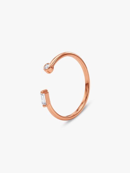 Rose Gold Evelora Ring (Size 12)