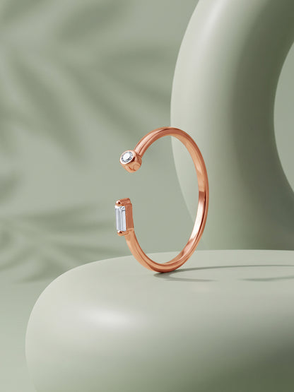 Rose Gold Evelora Ring (Size 12)