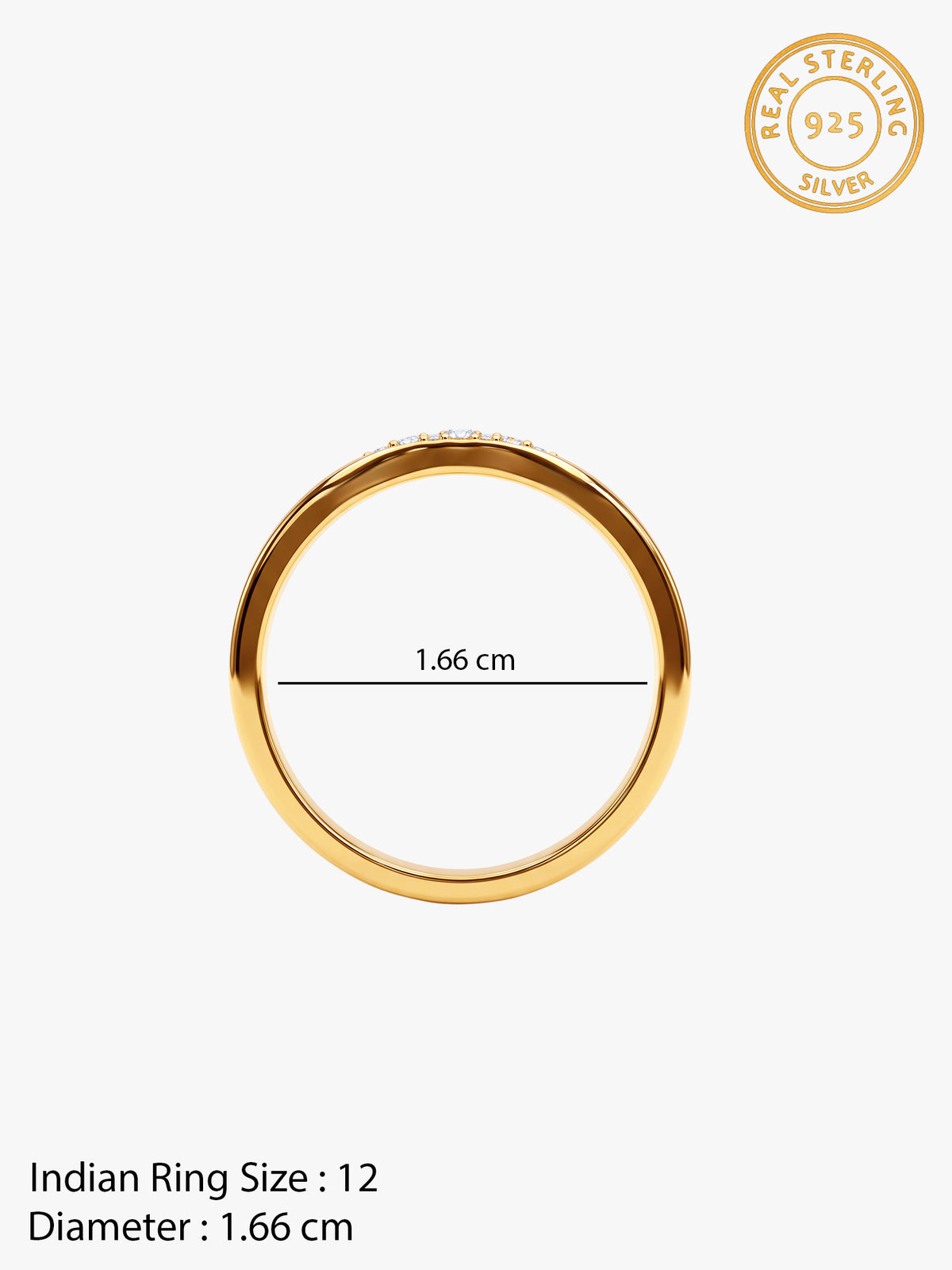 Golden Amarante Ring (Size 12)