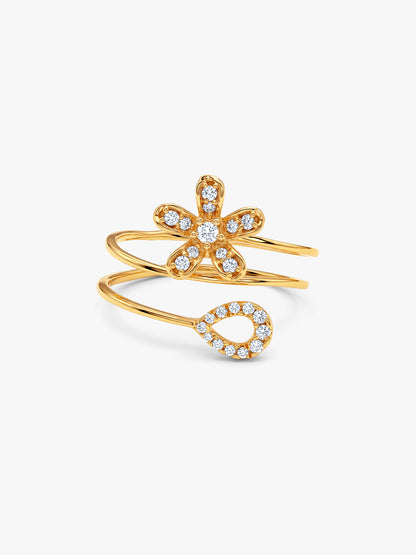 Golden Nerine Ring (Size 12)