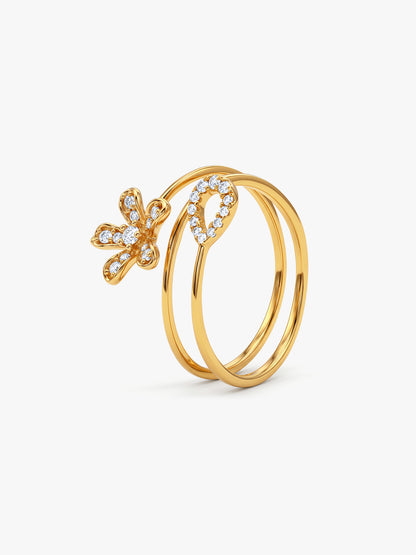 Golden Nerine Ring (Size 12)
