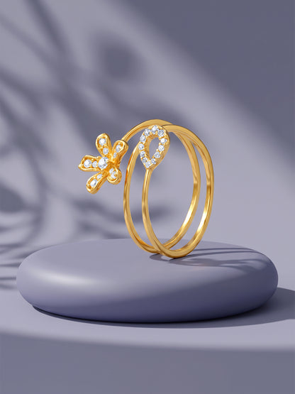 Golden Nerine Ring (Size 12)